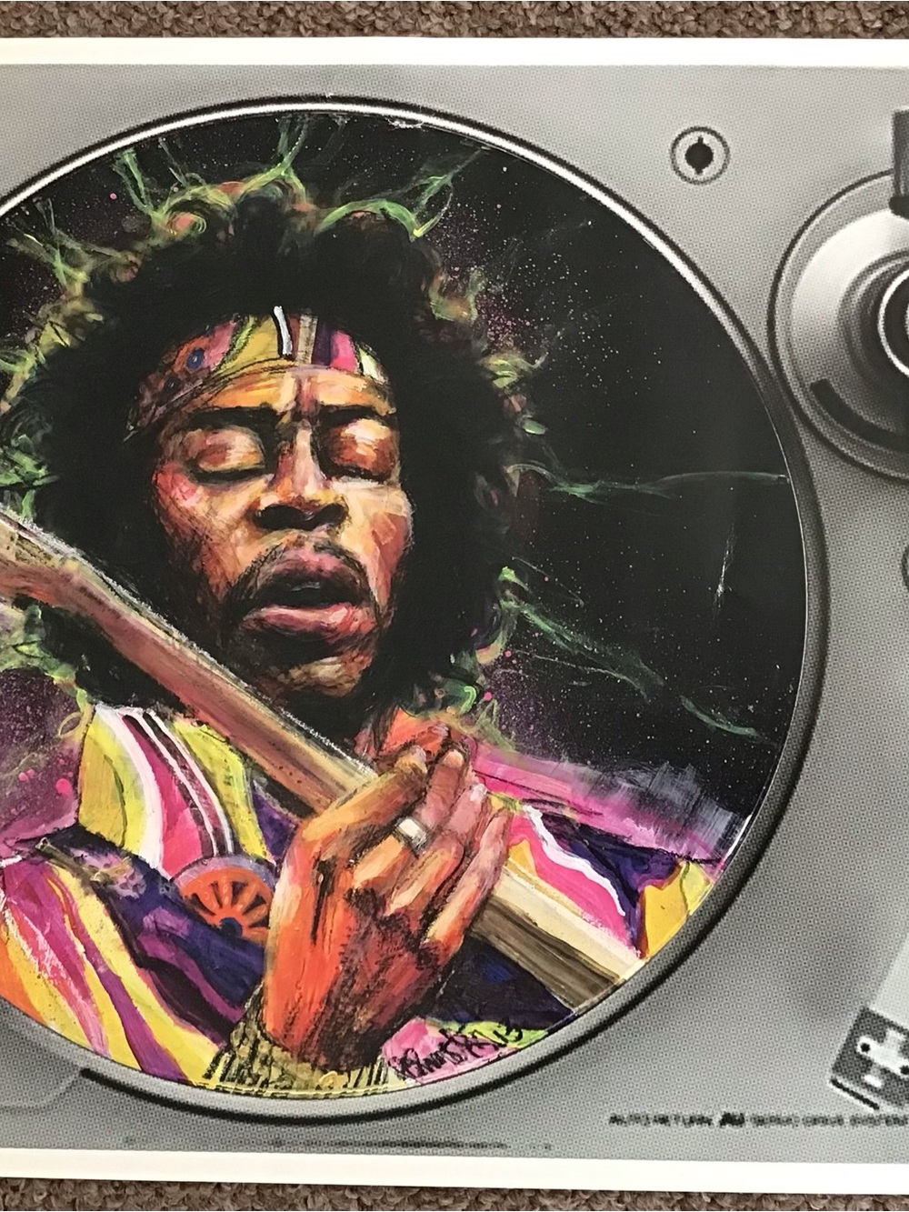 Jimi Hendrix art print